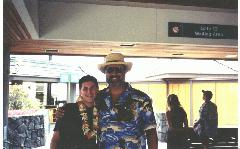 Dave and Talon in Hawaii 2000.jpg